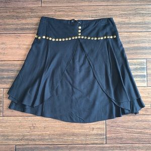 Suzabelle Black Midi Skirt
